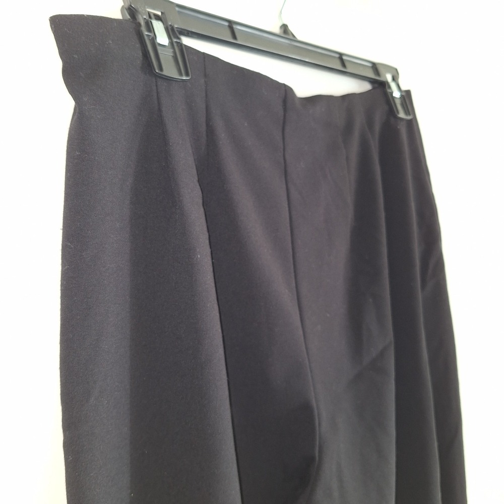 Vintage Black Dress Pants Worthington Stretch Women's Size 10 Side Zip Straight - Picture 8 of 16